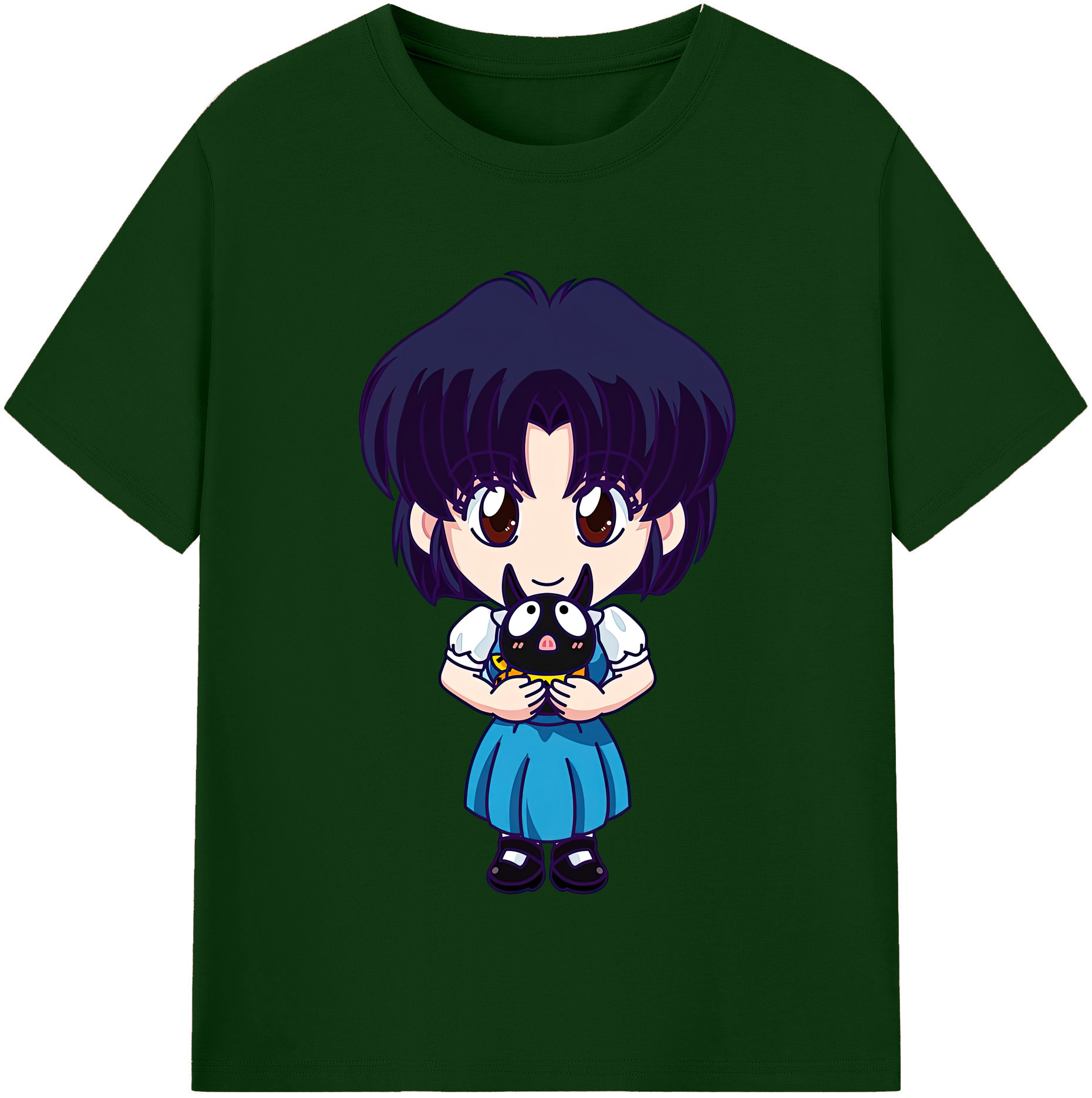 （画像用） 美少女戦士セーラームーン 水野 亜美 みずの あみ Sailor Moon Mizuno Ami 綿100％半袖Tシャツ（フロントプリント）